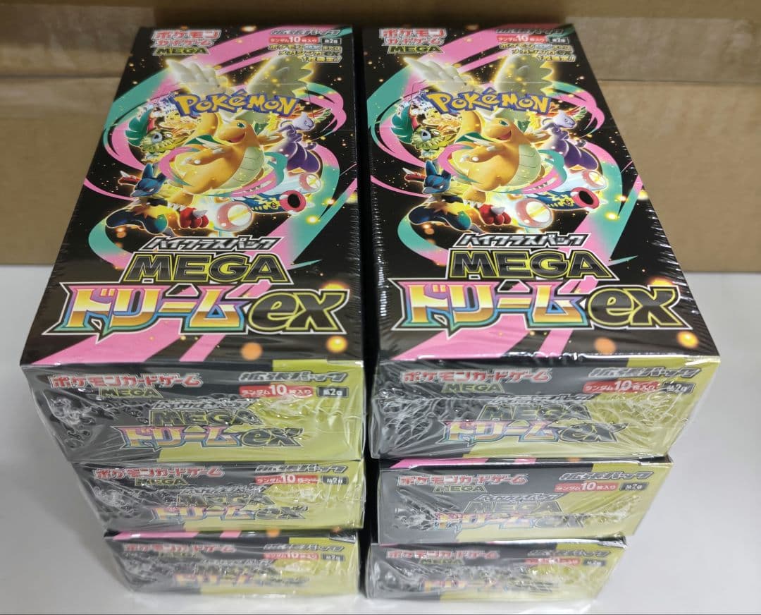 ポケモンカード ドリームex 未開封シュリンク付き 6BOX
