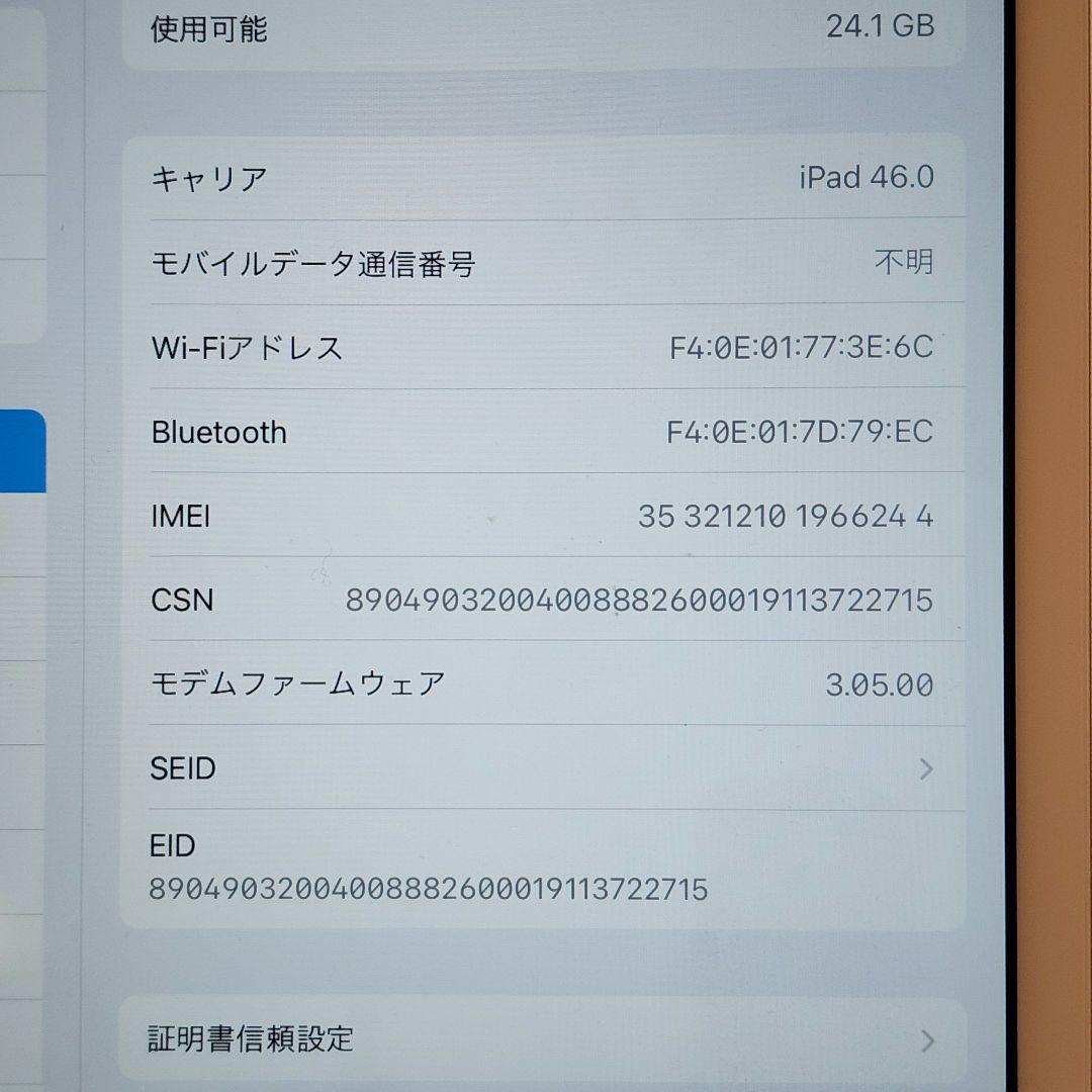 iPad7 Cellular simフリー