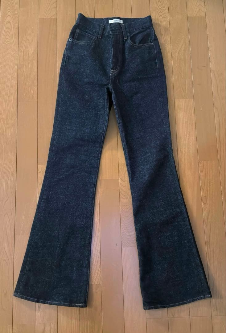 moussy MVSフレア ロング ワンウォッシュ 24inch