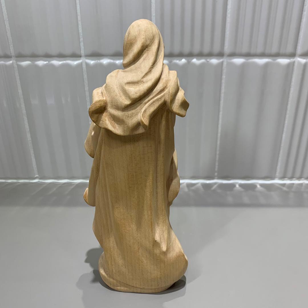 稀少✨最高級品　Lepi 置物　木彫　聖母マリア　マリア像
