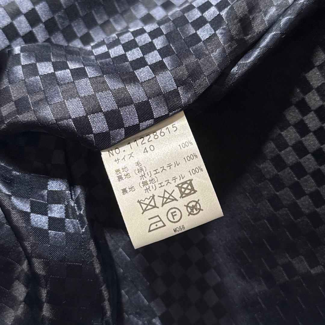 近年 センソユニコ　i+mu ウール 変形 ジャケット コート 羽織り ブルー