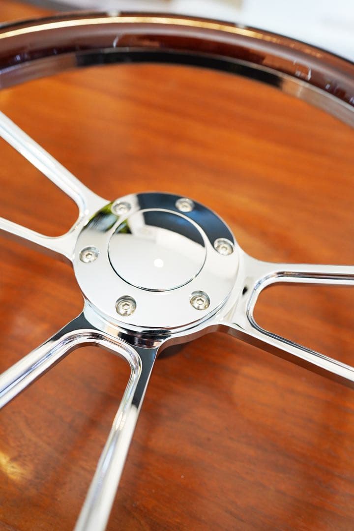 【早い者勝ち】ウッドステアリングホイール 14インチ USDM JDM ビレット