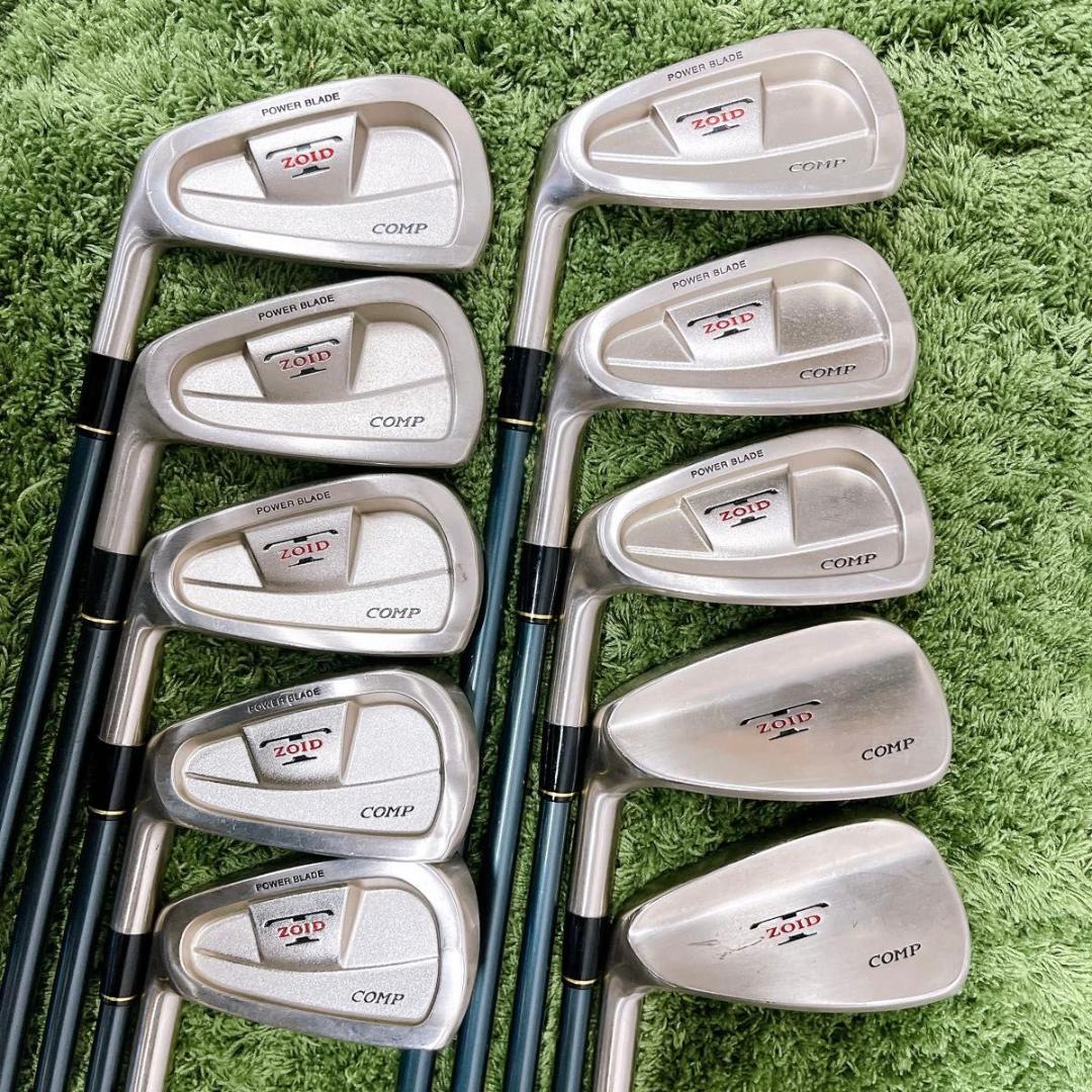【レフティ】ミズノ T-ZOID COMP メンズゴルフ アイアン 10本セット