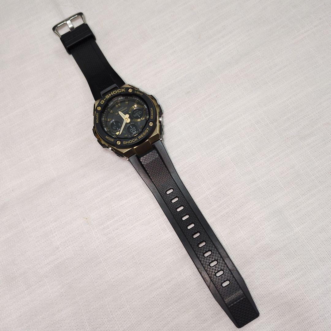 G-SHOCK デジタル腕時計 G-STEEL ブラック/ゴールド 動作確認済み