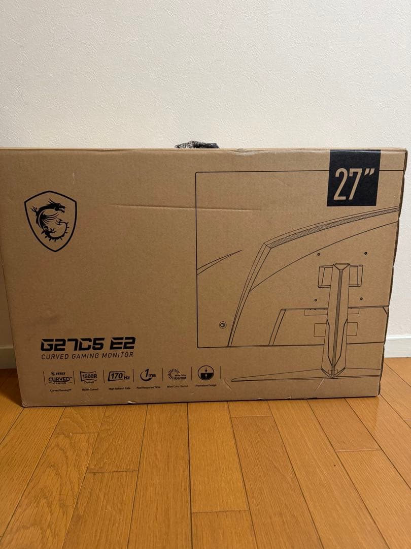 MSI G27C5 E2 27インチ 湾曲型モニター