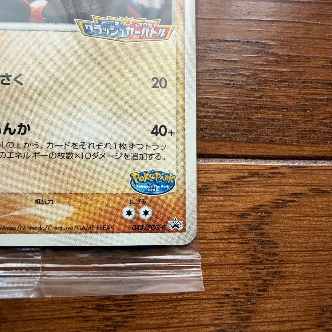 ポケパーク グラードン プロモ 042/PCG-P ポケモンカード