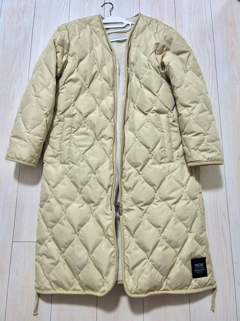 TAION ノーリーズ 別注ミリタリーリバーシブルロングダウン