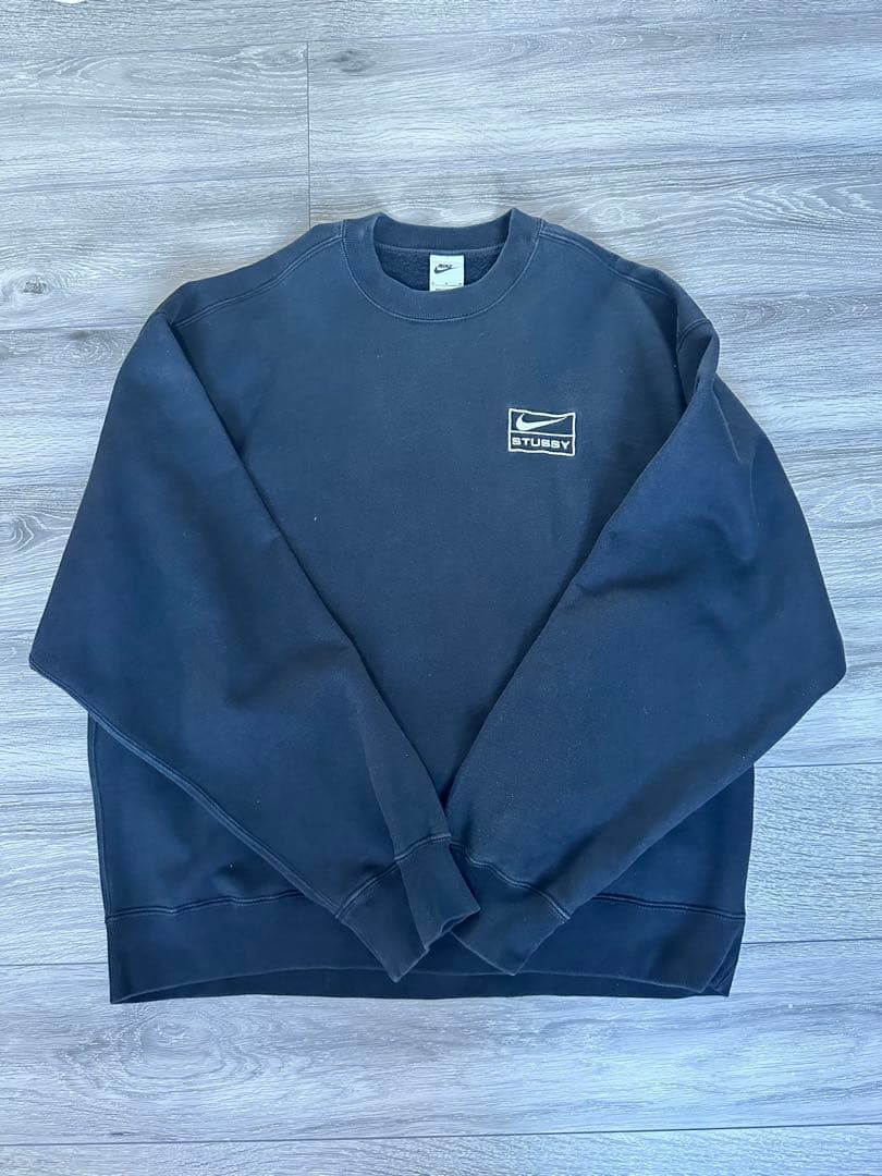 Nike x Stussy ブラック スウェット M