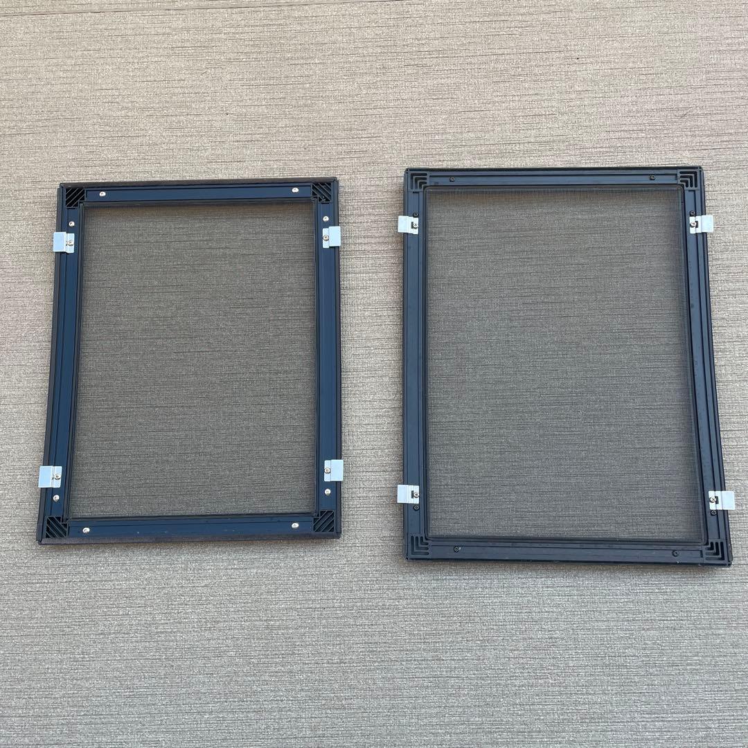 ハイエース　2型　網戸フレーム 黒 標準サイズ