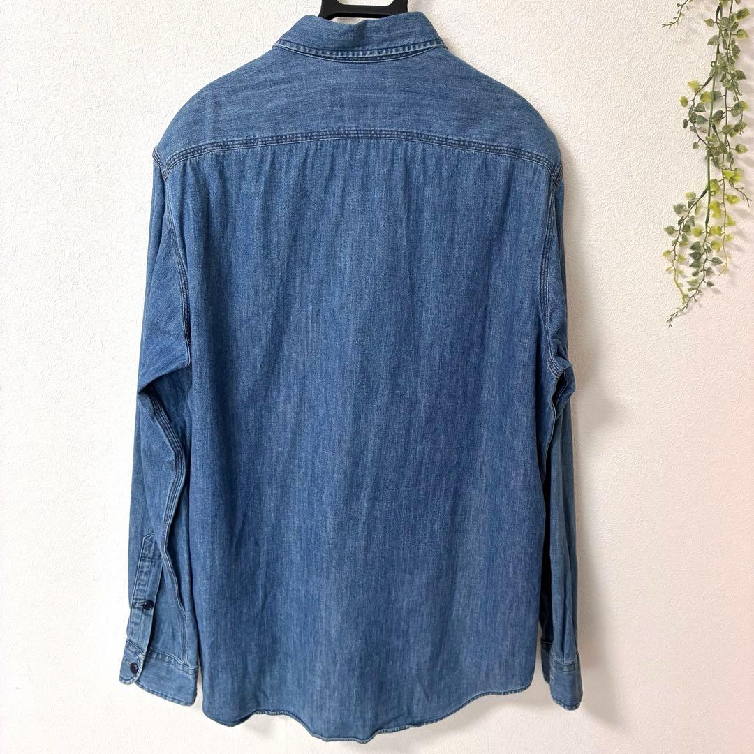 【レア】【美品】Polo Ralph Lauren インディゴデニムワークシャツ
