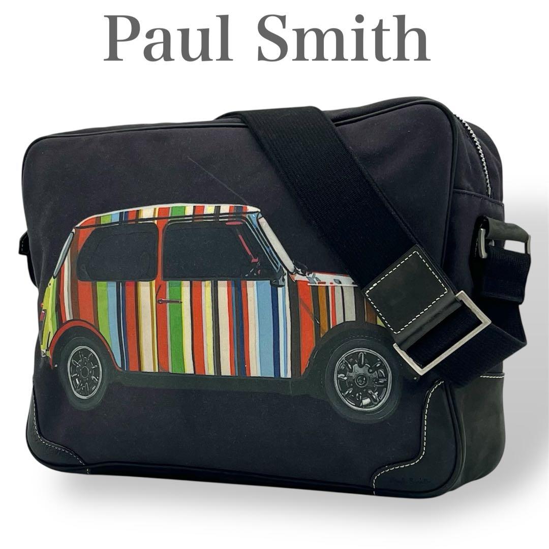 ポールスミス ショルダーバック メッセンジャー マルチカラー ミニクーパー