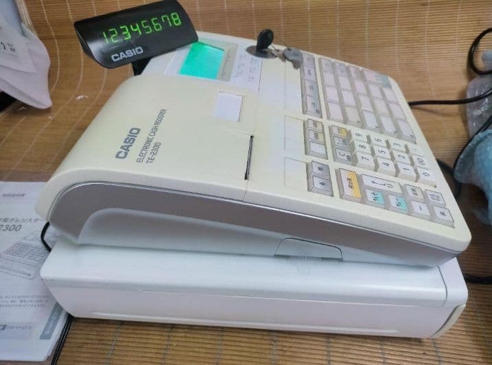 カシオレジスター　TE-2300　フル設定無料　コンパクト　111540