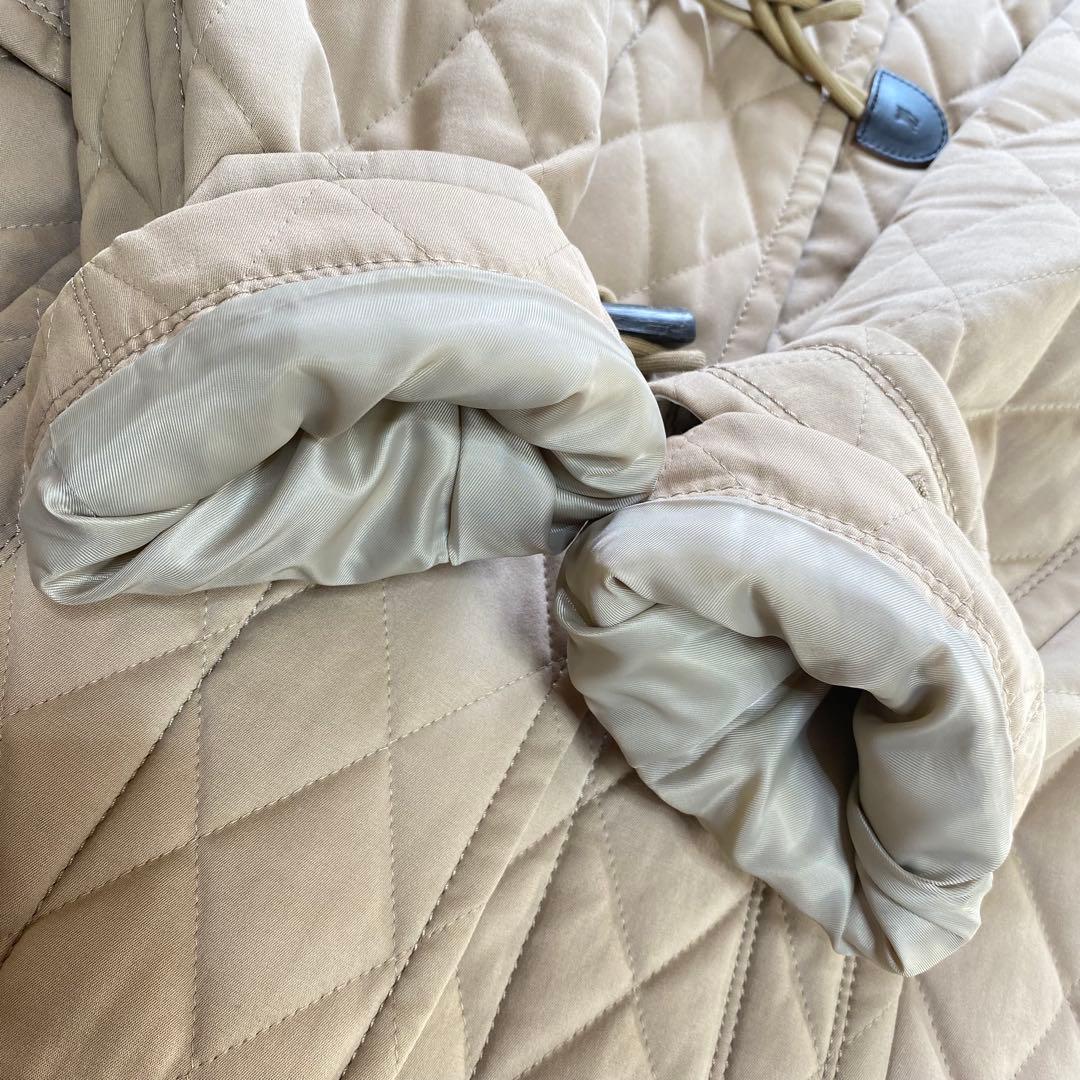 バーバリーブルーレーベル キルティング　ダッフルコート ベージュ 40