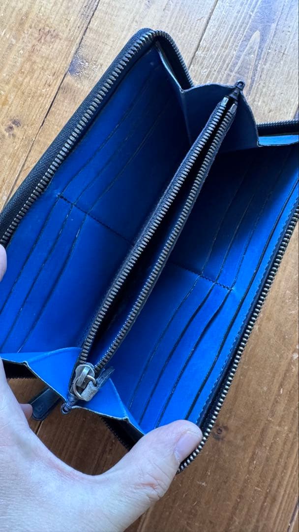 [値下げ]ベルルッティ　特注　初期型　ヴェネチアレザー　Berluti　長財布