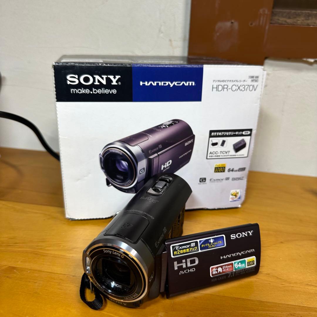 SONY HDR-CX370V ビデオカメラ ほぼ新品 5984