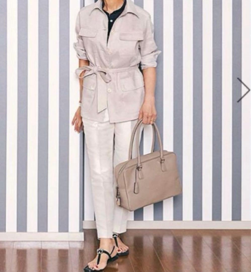 madameh サファリジャケット ウエストベルト付き　38 美品