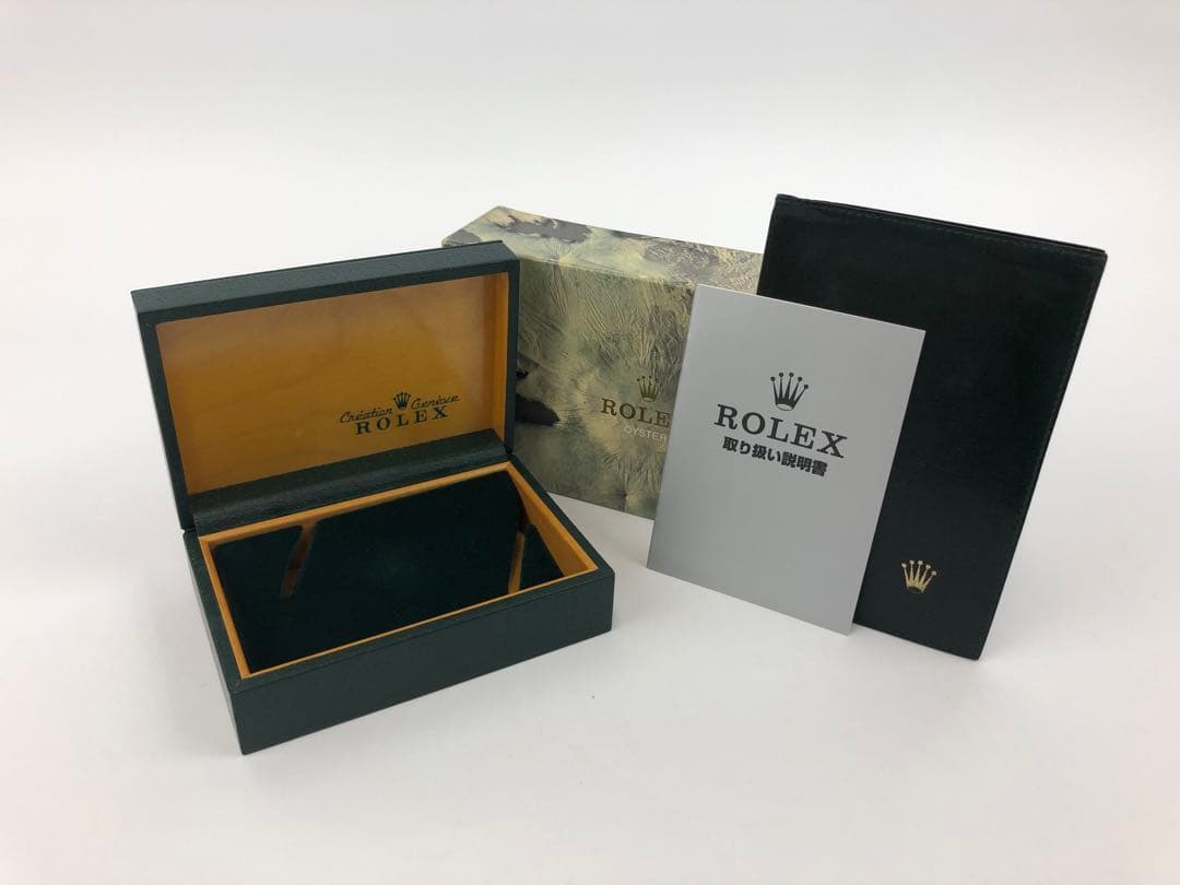 ぷ*く様 ロレックス　外箱　内箱　取説　手帳カバー　グリーン