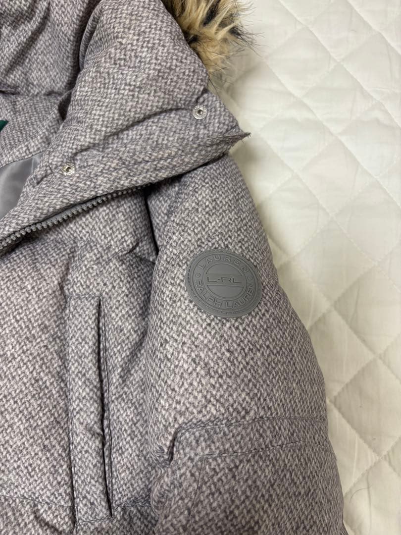 LAUREN RALPH LAUREN グレー ダウンコート ダウンジャケット