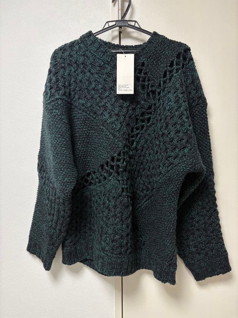 新品　定価4.2万　jieda ジエダ ニット MIX CABLE KNIT