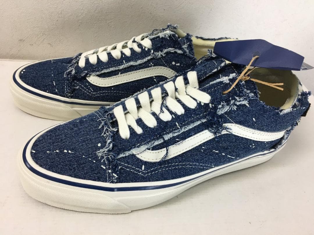 バンズ 新品 28.5cm 希少 ペイント デニム スニーカー