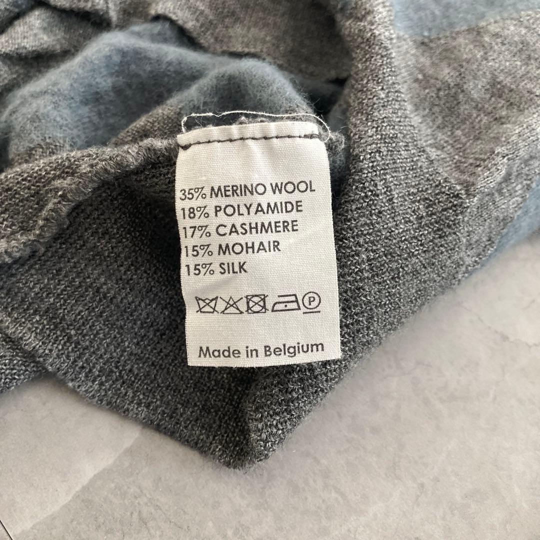 DRIES VAN NOTEN アーガイル ニット ベルギー製