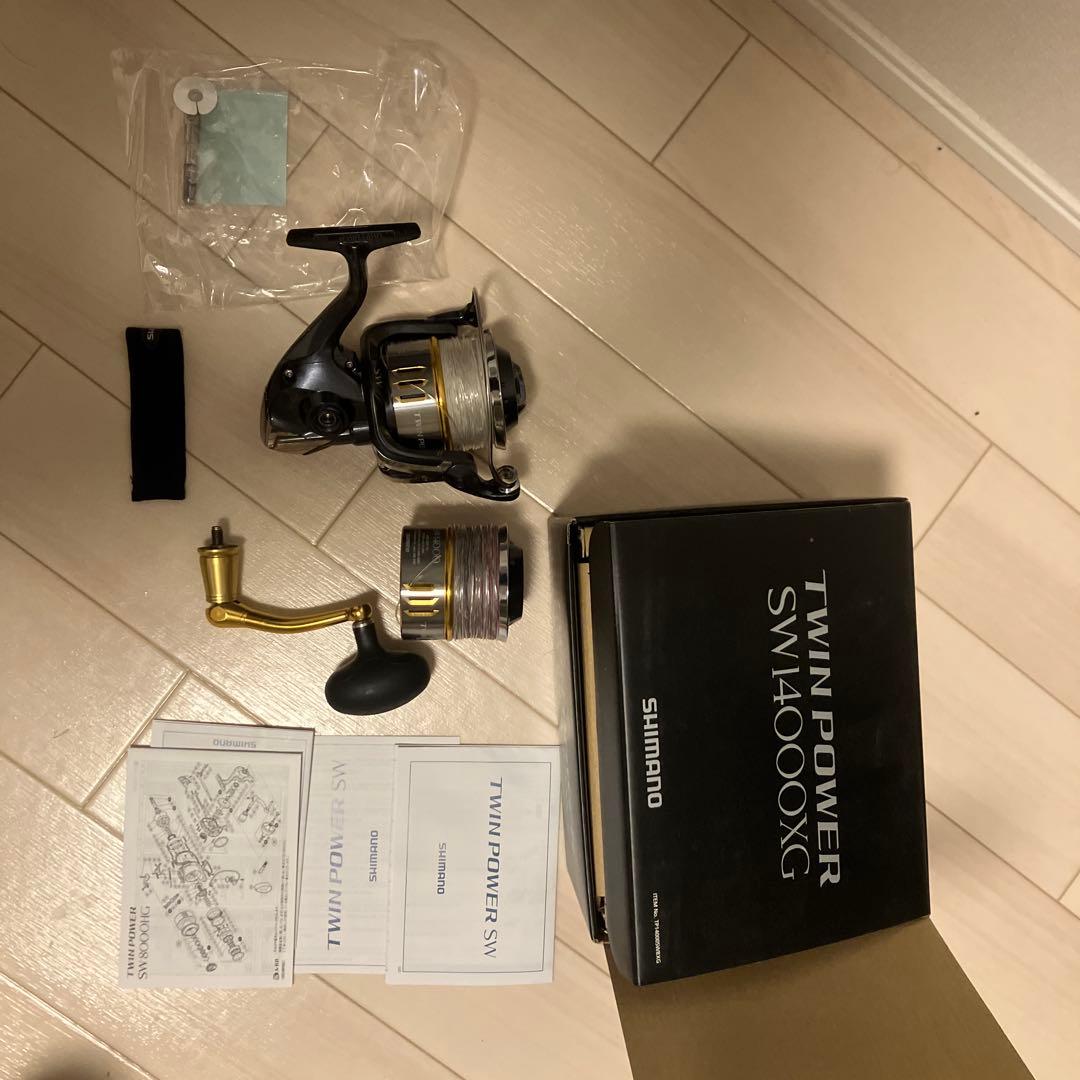 シマノ 15ツインパワーSW14000 XG 換えスプール付き