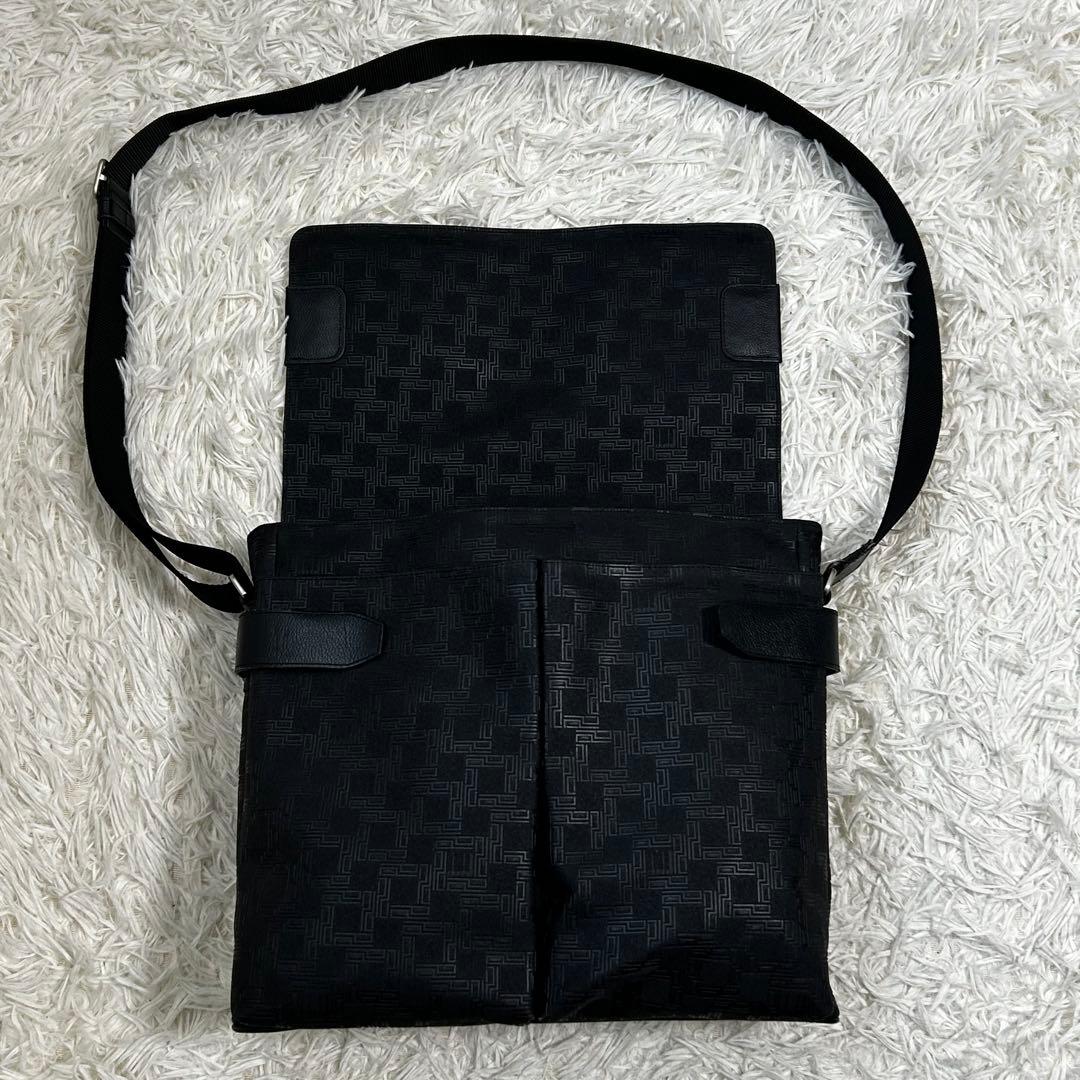 極美品✨ダンヒル メッセンジャーバッグ ディーエイト A4 PVC ロゴプレート