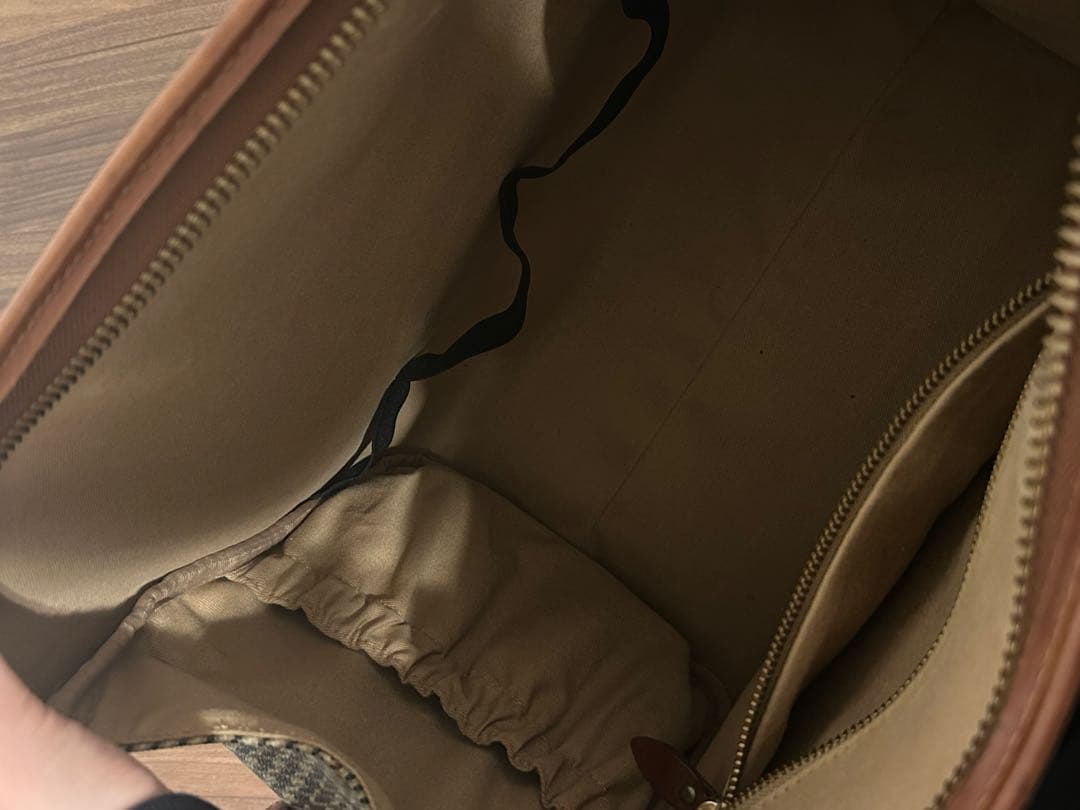 ラルフローレン　千鳥格子　ボストンバッグ