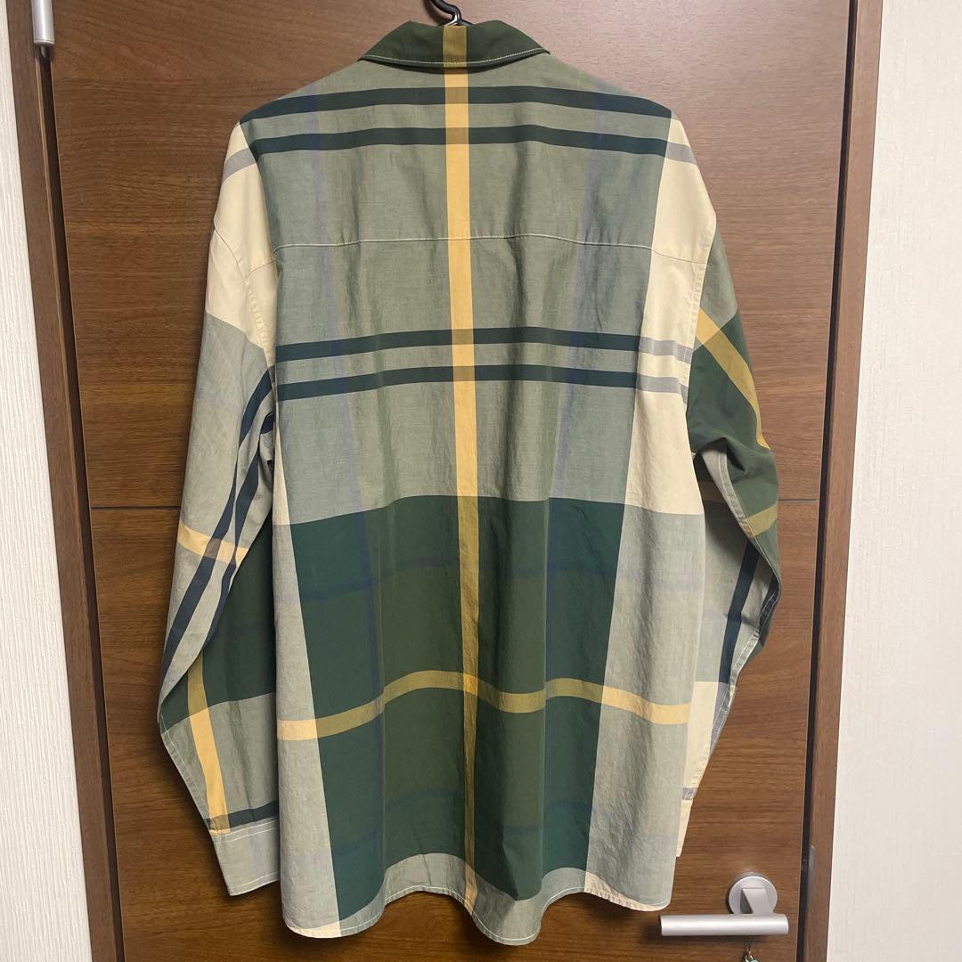 Barbour チェック柄 長袖シャツ グリーン/ベージュ