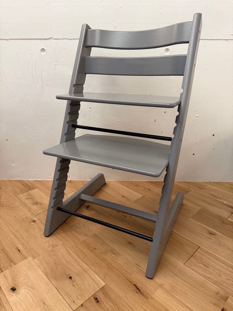 【正規美品】ストッケ トリップトラップ ストームグレー