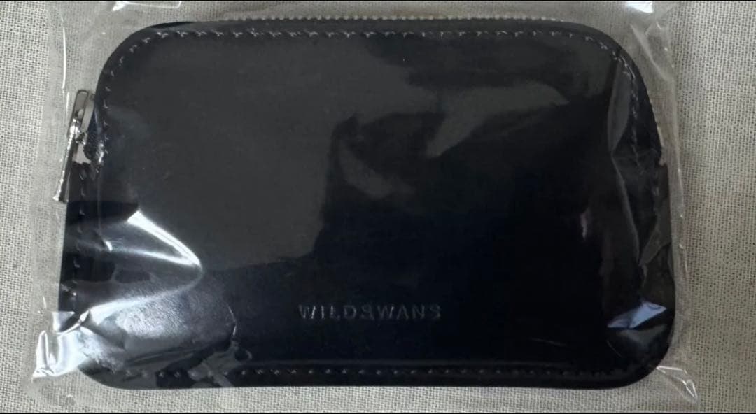 未使用　WILD SWANS MINAS BLACK シェルコードバン　黒