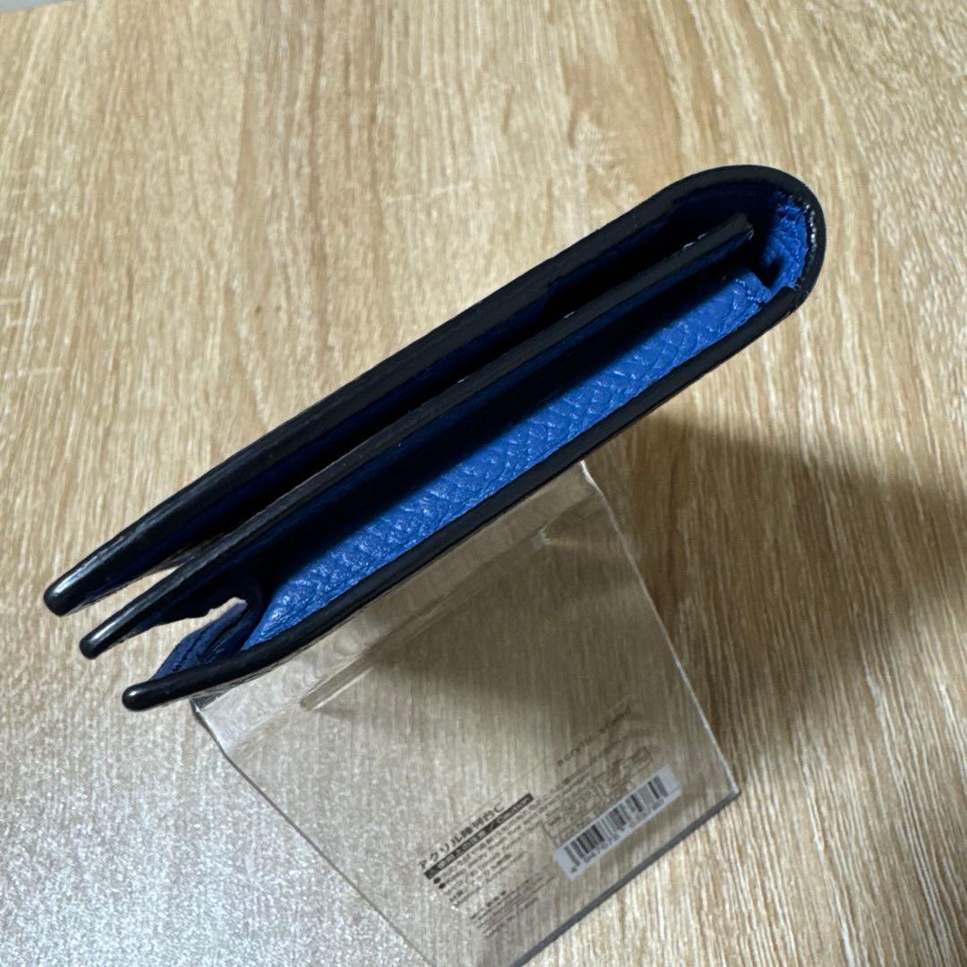 dunhill ネイビー レザー 名刺入れ　カドガン