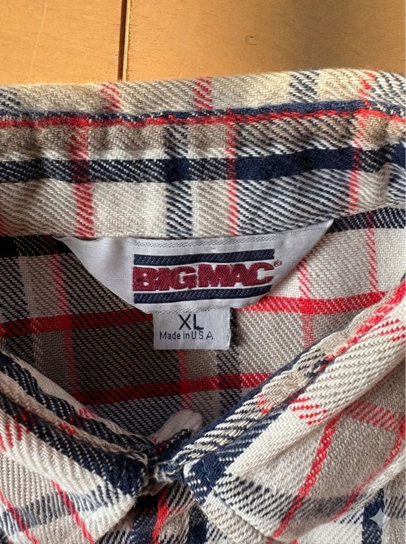 た*)様 80年代BIG MACフランネルシャツ ＸＬ