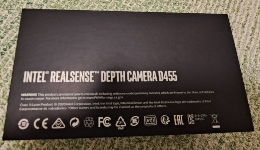 Intel RealSense Depth Camera D455未使用品