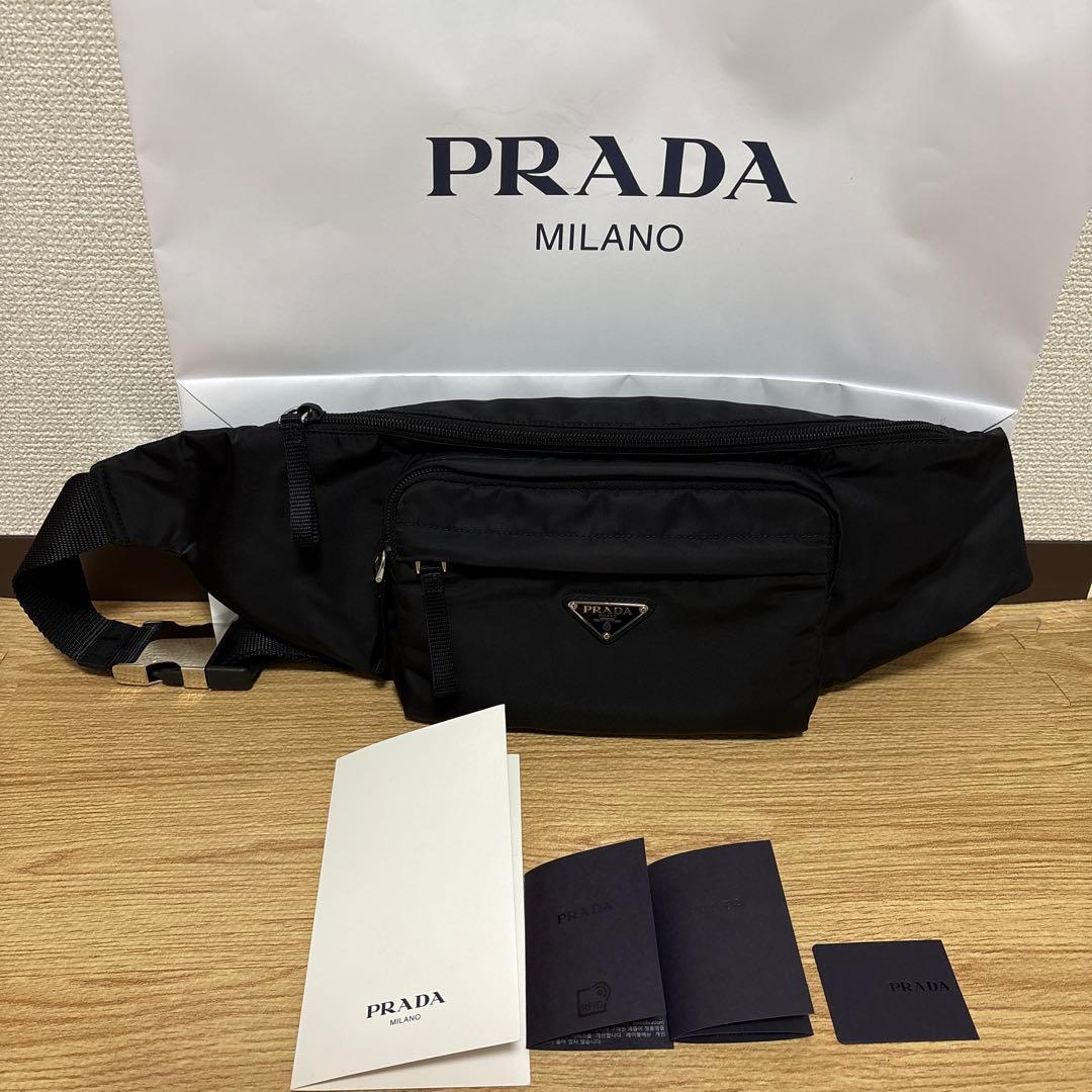 【美品】PRADA ボディバッグ 2VL005 RFID認識済み　三角ロゴ