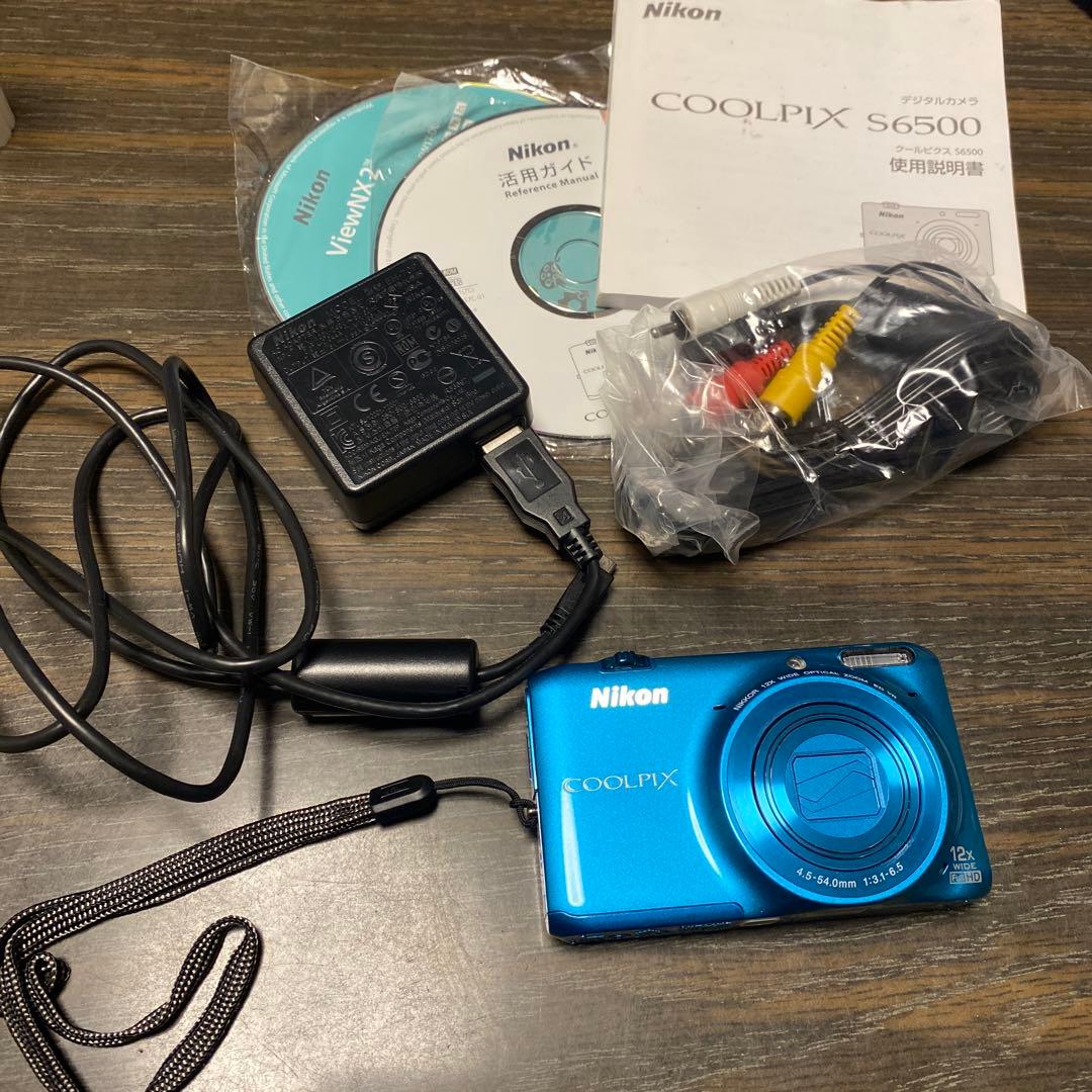 Nikon COOLPIX s6500 ブルー　コンパクトデジタルカメラ
