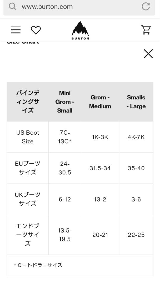 BURTON Kids' Smalls Re:Flex スモールズ　新品　未開封