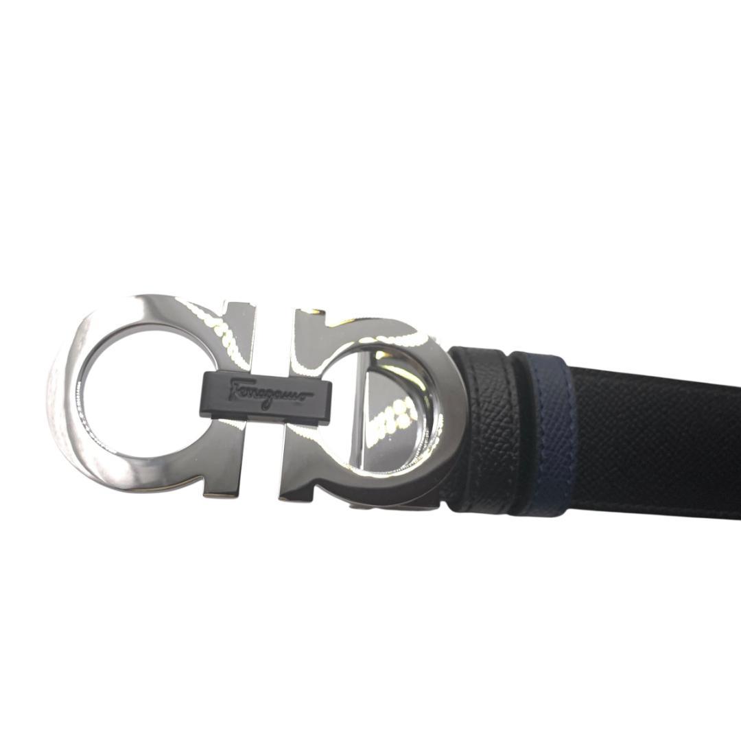 美品Ferragamo フェラガモ　ベルト リバーシブル　調整可 最大115cm