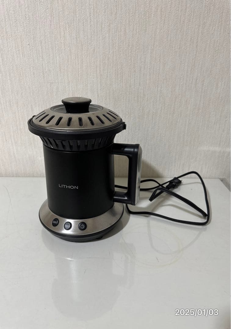 LITHON コーヒー豆ロースターブラック