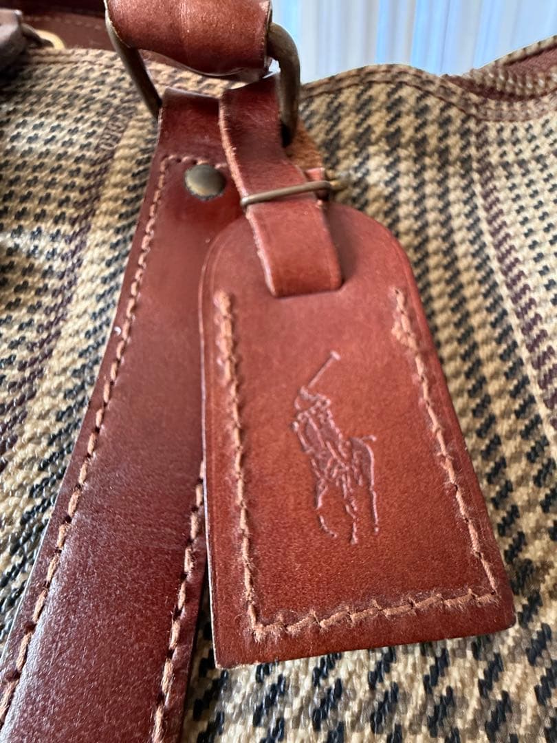 【美品／レトロ】ポロラルフローレン2way ショルダーボストンバッグ