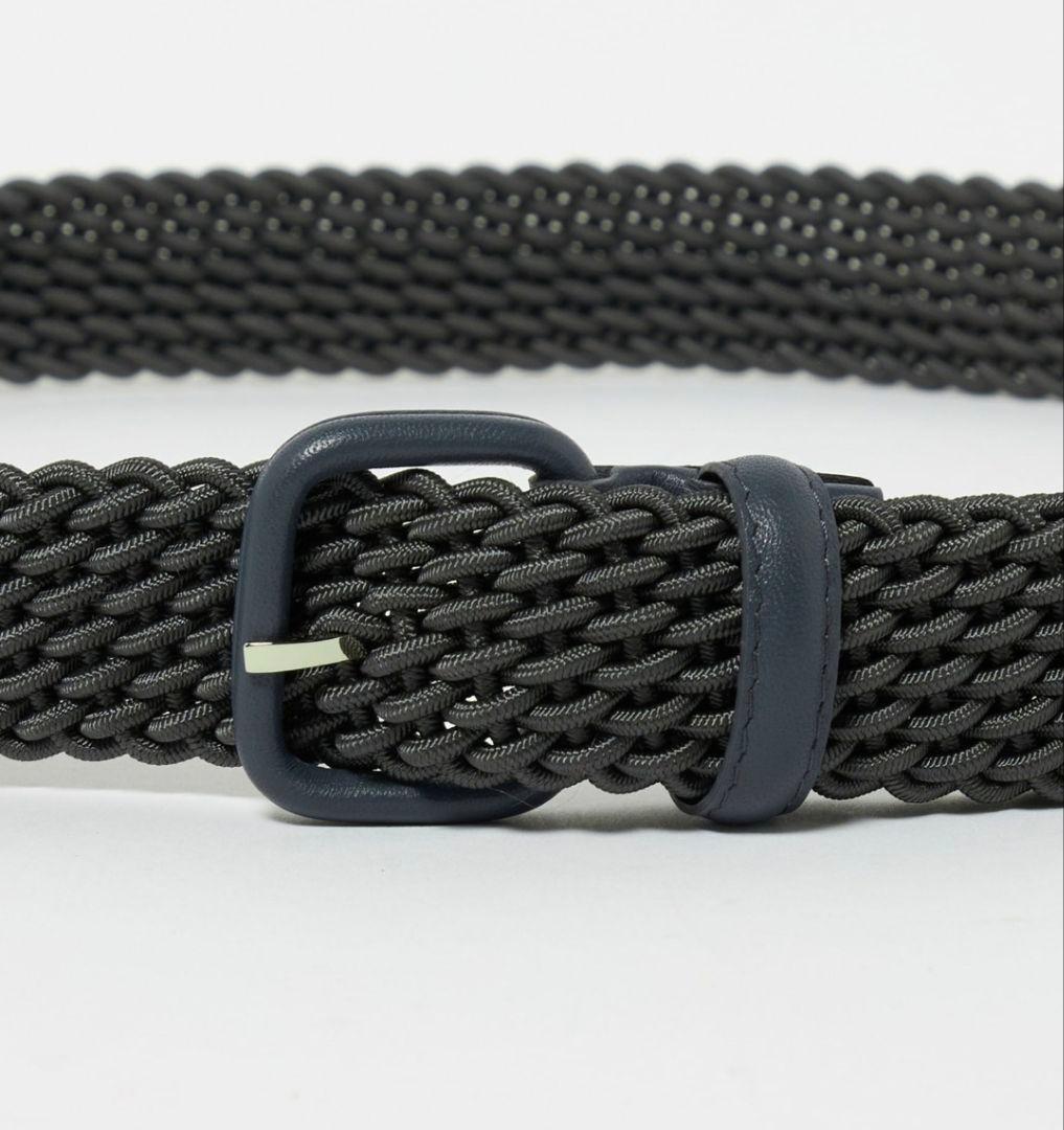 LAIGLON L’AIGLONレグロン 革巻きエラスティックメッシュベルト90