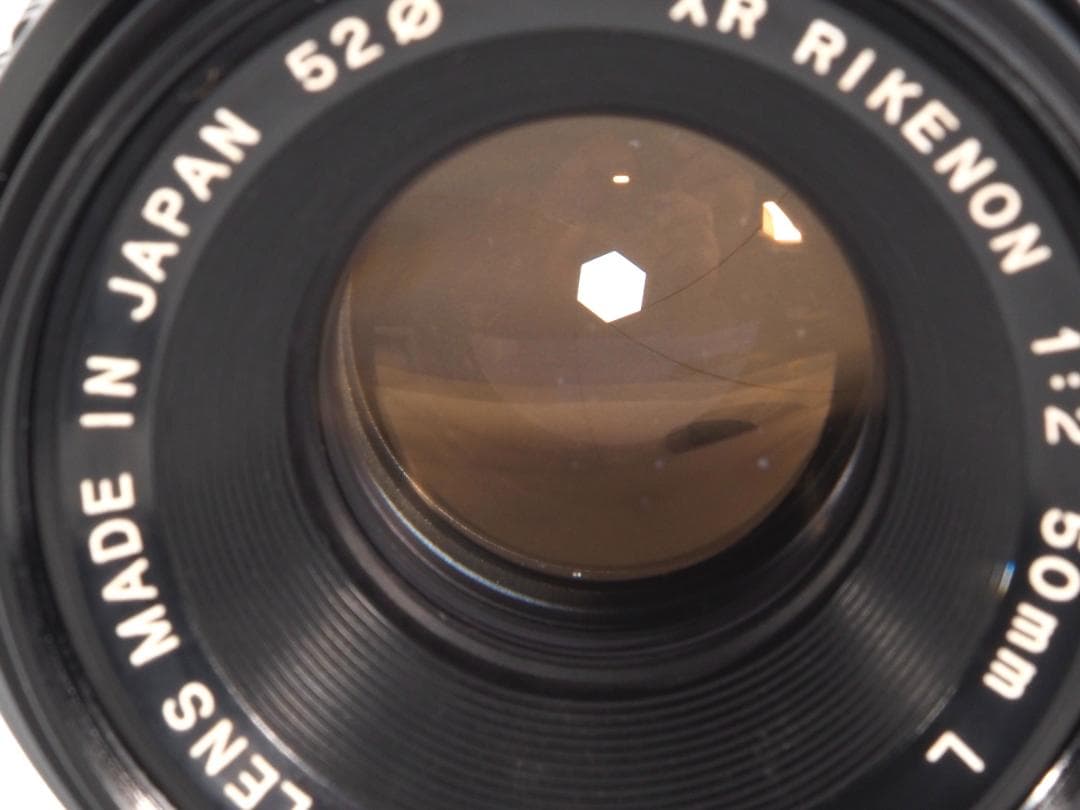RICOH XR RIKENON 50mm f2 L 整備済 完動品 208