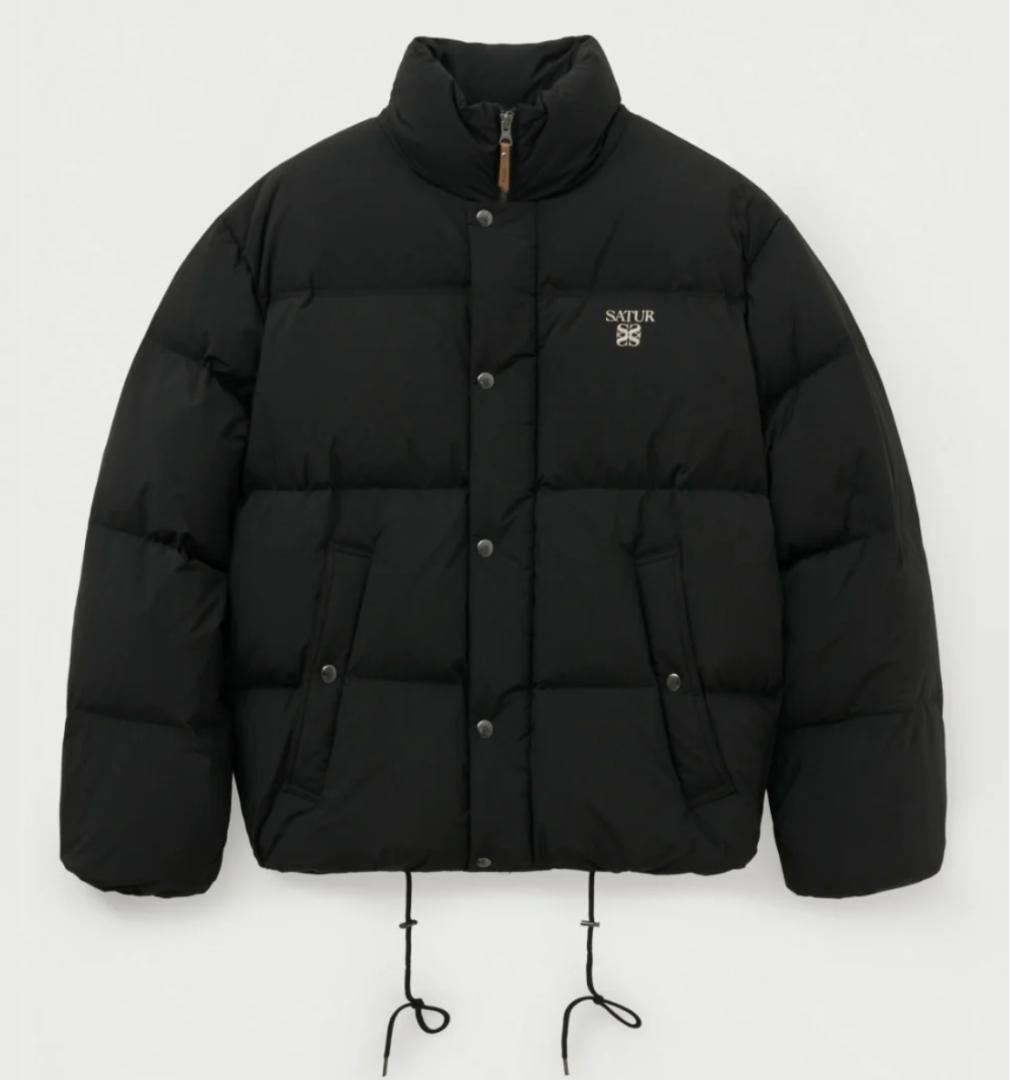 24時間限定値下げ 【未使用品】SATUR ブラック ダウンジャケット Lサイズ