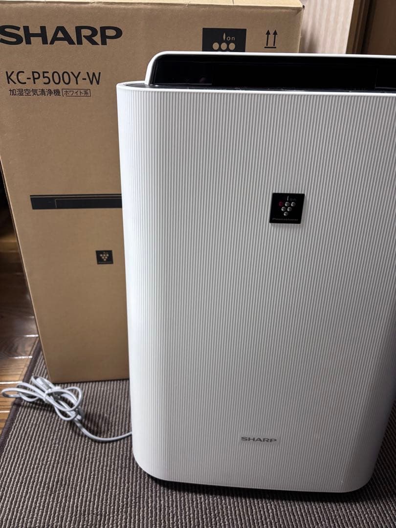SHARP 空気清浄機 KC-P500Y-W ホワイト