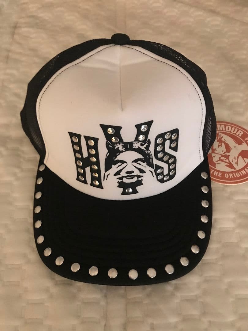 新品- タグ付き ヒステリックグラマー　スタッズメッシュキャップ 111