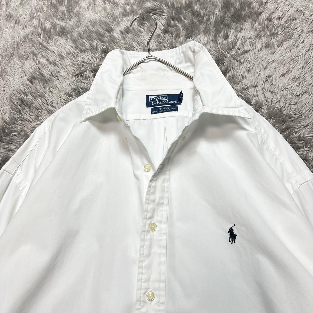 ポロラルフローレン メンズ コットン ロングスリーブシャツ XXL ポニー刺繍
