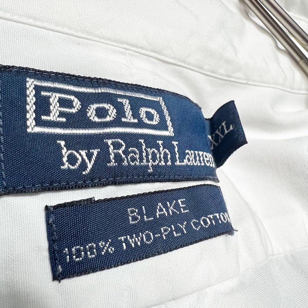 ポロラルフローレン メンズ コットン ロングスリーブシャツ XXL ポニー刺繍