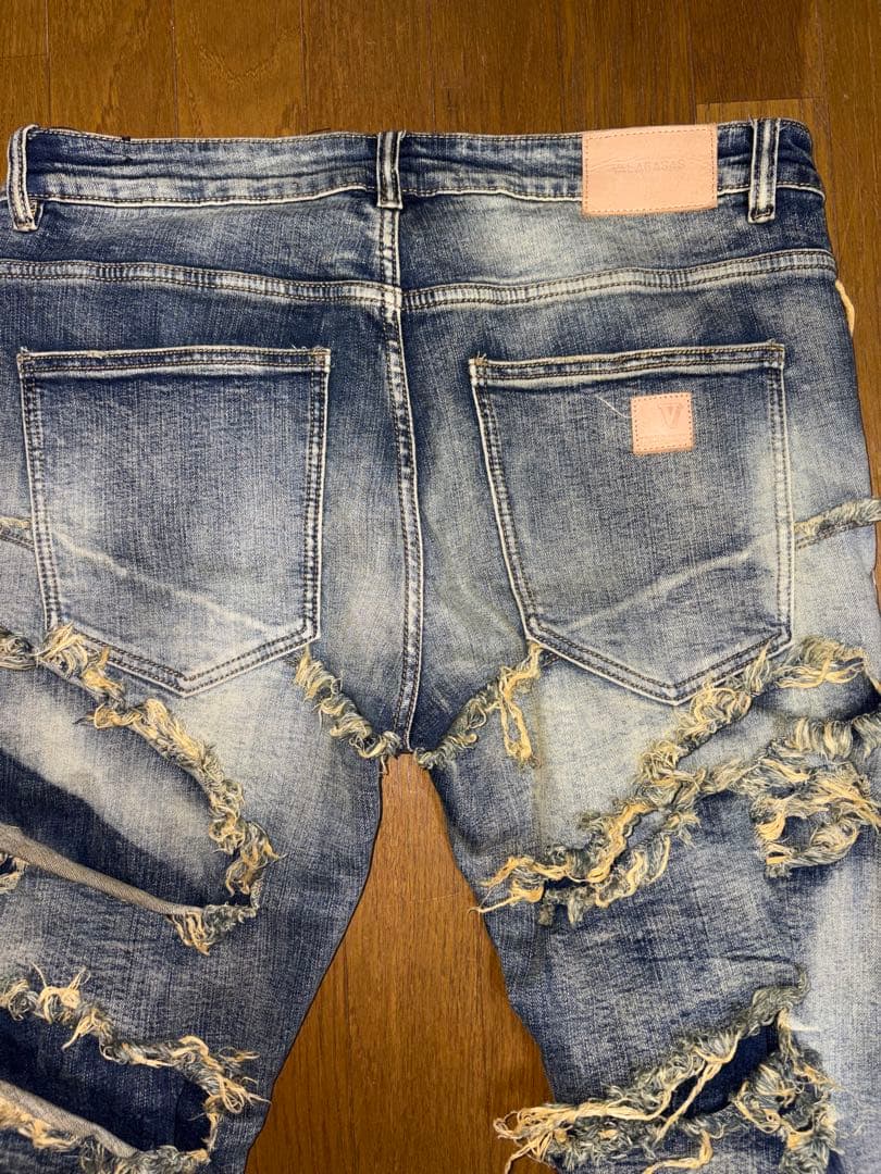 VALABASAS ダメージデニムパンツ