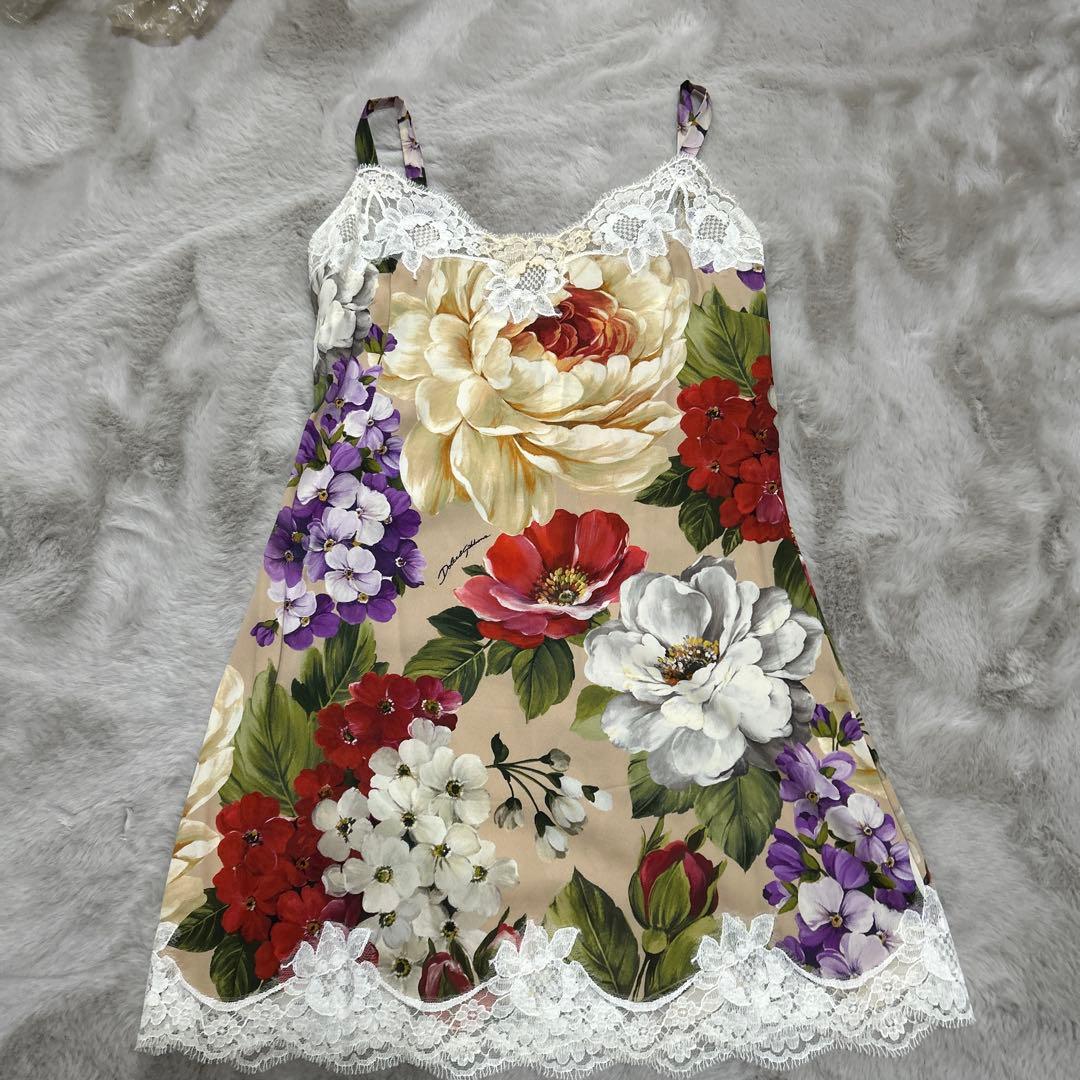 DOLCE&GABBANA フラワープリント キャミソール
