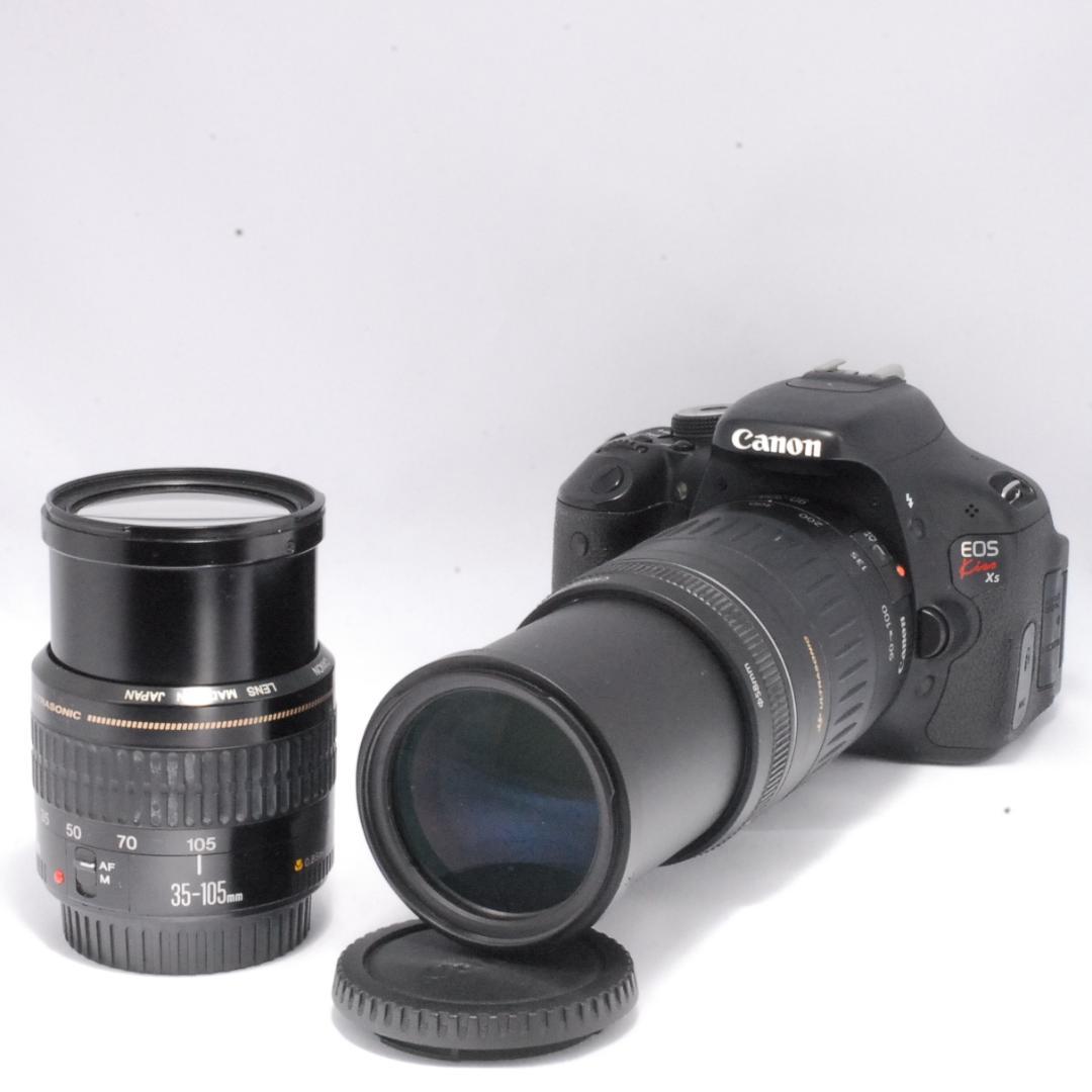 Canon kiss x5 お得なダブルレンズセット 付属品充実 状態良好品